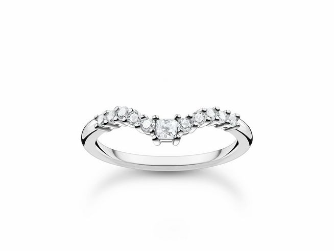 Thomas Sabo Ring TR2398-051-14-50 Sterling Silber - Zirkonia - Gr. 50