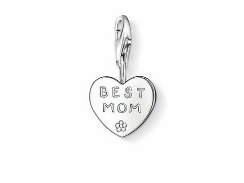 Thomas Sabo - BEST MOM - charms Anhänger - 0821-001-12 - Silber