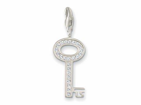 Thomas Sabo - Schlüssel - charms Anhänger - 0010-051-14 - Silber + Zirkonia