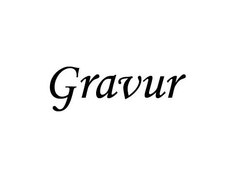 Gravur - 8 Wörter - auf einer Seite - Textgravur