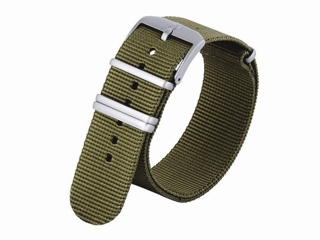 Luminox Uhren Nylonarmband FNX.9240.60Q.K - Nylon Militär Grün - 24 mm