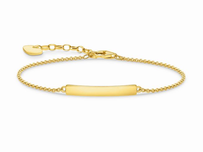 Thomas Sabo A1974-413-39-L19V - Armband - vergoldet Gelbgold - 16-19 cm