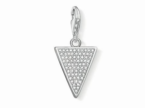 Thomas Sabo - 1580-051-14 - Charm-Anhänger - Dreieck - weiß