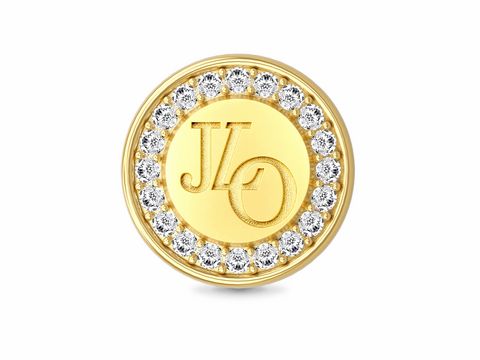 Endless Charm 1676 - JLO Signet Gold - Jennifer Lopez JLO - Silber vergoldet