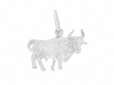 Stier - Sternzeichen - 925 Sterling Silber rhodiniert