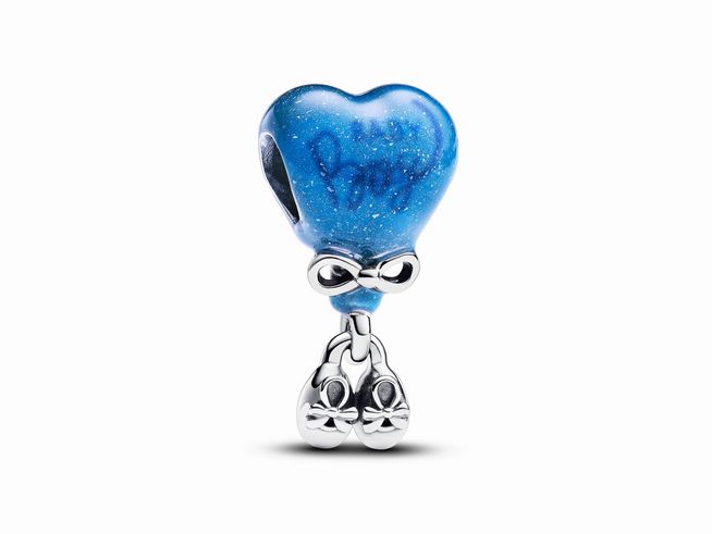 Pandora 793239C01 Farbwechselnder Gender Reveal - Junge Charm - Silber & Emaille - Blau