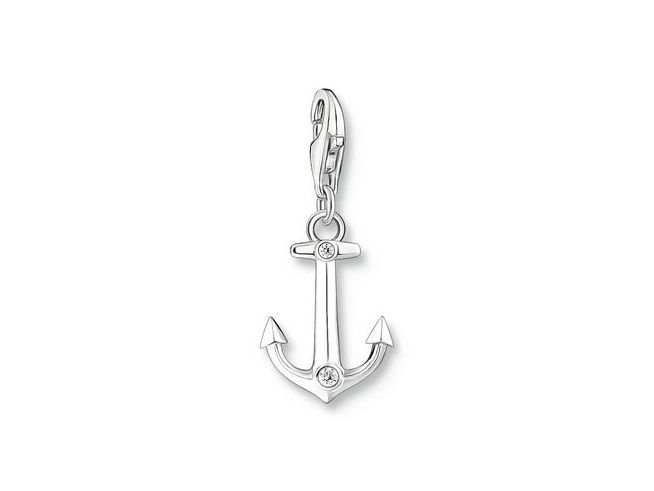 Thomas Sabo 2166-051-21 Charm-Anhänger - Anker - Silber & Zirkonia