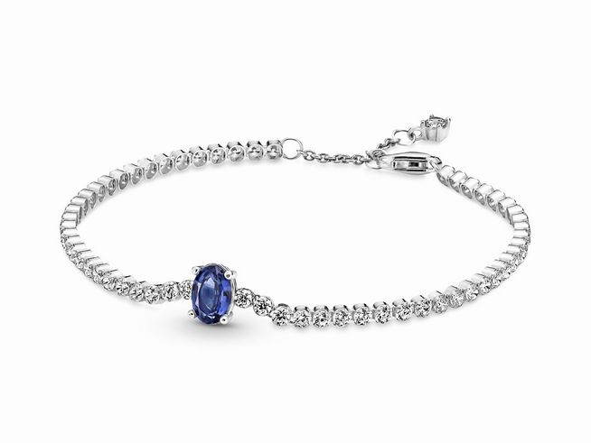 Pandora Armband 590039C01-20 - Glitzerndes Pavé-Tennisarmband - Sterling Silber - Kristall - Bunt - 20 cm