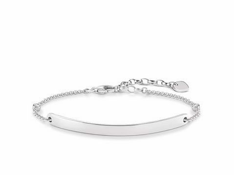 Thomas Sabo LBA0099-051-14-L19v Love Bridge Armband 14-19cm Silber - Zirk. weiß