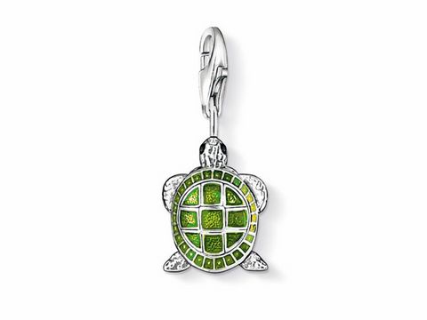 Thomas Sabo - Schildkröte - charms Anhänger - 0837-007-6 - Silber + Kaltemail