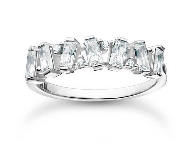 Thomas Sabo Charming Ring - TR2346-051-14-48 - Sterling Silber + Zirkonia weiß - Gr. 48