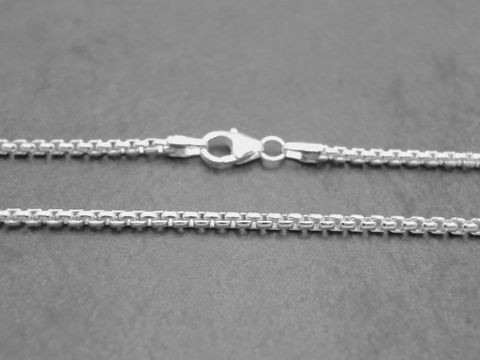 Silberkette - Venezia - Sterling Silber - 40 cm - 2 x 2 mm