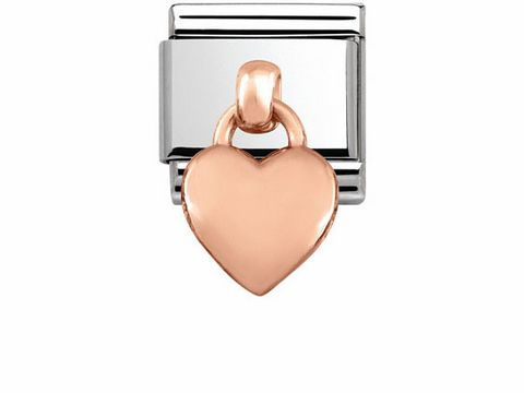 Nomination 431800 01 CLASSIC CHARMS - Edelstahl + Roségold - Herz