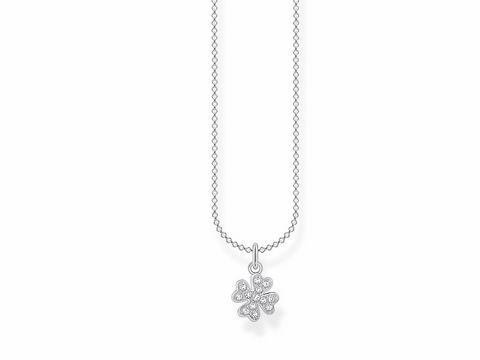 Thomas Sabo Charming Collection - KE2036-051-14-L45v - Kleeblatt - Kette mit Anhänger - 38-40-42-45 cm - Silber