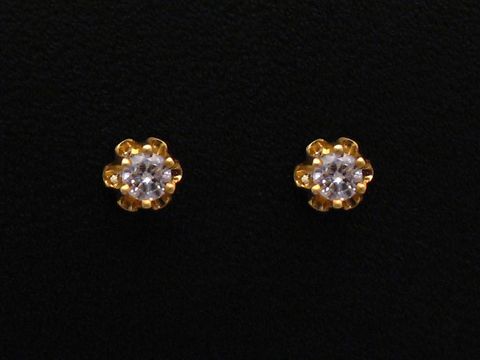 Ohrringe Brillant 0,10 ct. W/Vsi - BLUME Gold 585