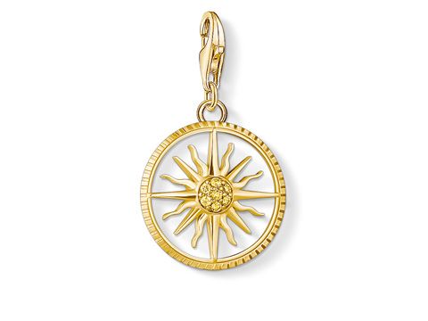 Thomas Sabo 1765-414-4 - Charm-Anhänger - gelb - Sonnen-Charm