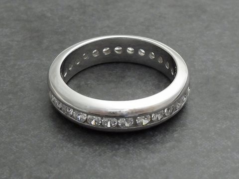 Silber Ring - Sterling Silber - Größe: 54/17,5 - Funkel