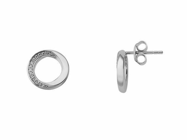 Xenox Sterling Silber Ohrringe XS2126 - CLASSIC CIRCLE