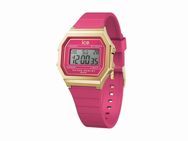 Ice Watch Uhr ICE digit retro - Raspberry sorbet 022050 Small - Rot