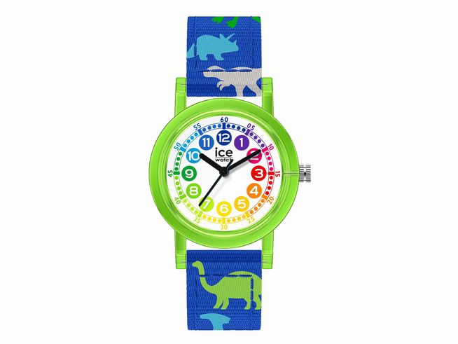 Ice Watch Uhr 022693 - ICE learning Green Dinosaur - Bunt - Blau - Small