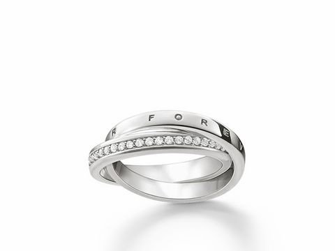 Thomas Sabo TR2099-051-14-50 Ring Gr. 50 - Silber - Zirkonia weiß