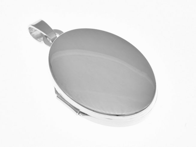 Medaillon - Oval - Sterling Silber - zeitlos