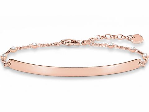 Thomas Sabo LBA0040-416-14-L19,5v Love Bridge Armband 16,5-19,5cm Silber verg. Roségold - Zirk.