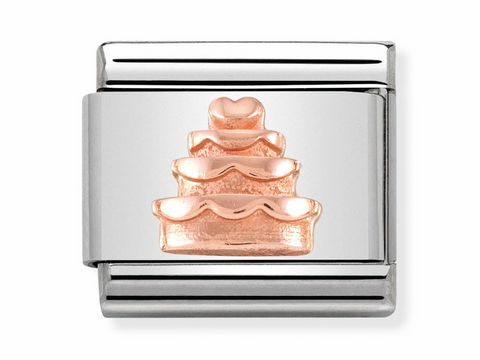 Nomination - 430106 02 - Hochzeitstorte - SYMBOLE RELIEF - Roségold Classic