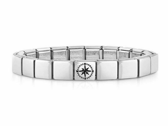 Nomination 239101 24 GLAM Armband - Edelstahl - Windrose