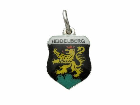 Heidelberg Stadtwappen - Deutschland Wappen - Silber Anhänger