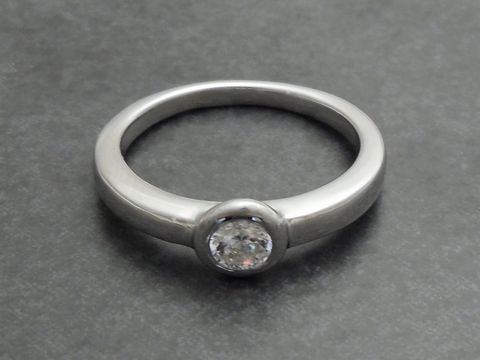 Silber Ring - Sterling Silber - Größe: 54/17,5 - MODERN