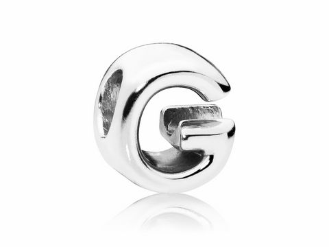 PANDORA - 797461 Charm - Buchstabe G - Letter G - 925 Sterling Silber