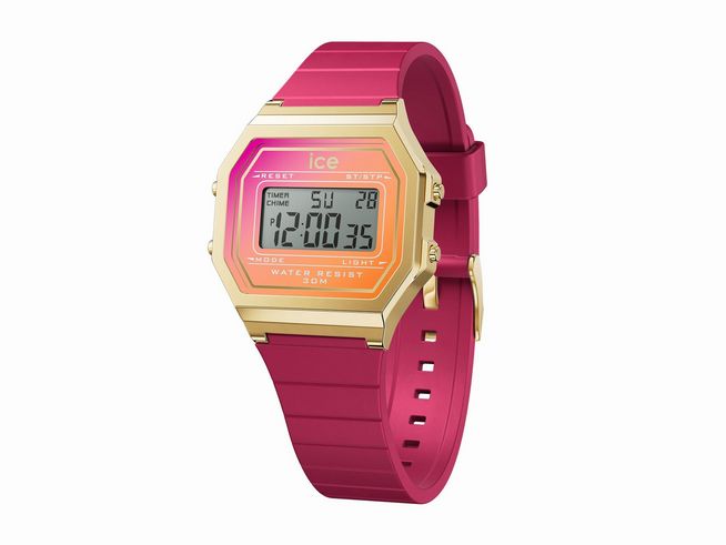 Ice Watch Uhr 022719 - ICE digit retro sunset Fuschia Sunkissed - Small