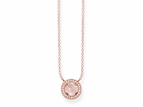 Thomas Sabo KE1495-537-9-L45v Kette 40/42,5/45cm Light of Luna Silber verg. Roségold - Rosenq. - Zirk. pink