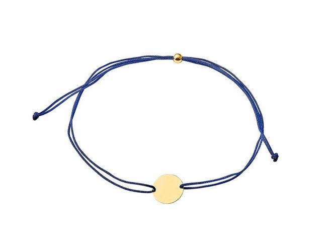 Xenox XG14K7010G - Gelbgold 585 Nylonarmband - poliert - 15-20 cm