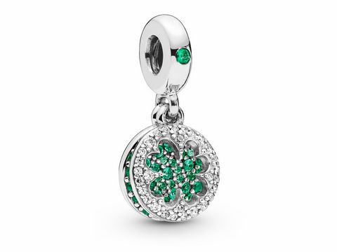 Pandora 797906NRGMX - Dazzling Clover - Kleeblatt - Charm Anhänger