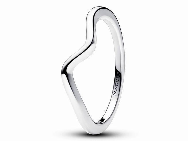 Pandora 193095C00-60 - poliert - Welle Ring - Sterling Silber - Gr. 60