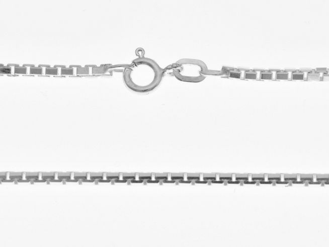 Silberkette - Sterling Silber - Venezia kette Rund - 2 x 2 mm - 60 cm