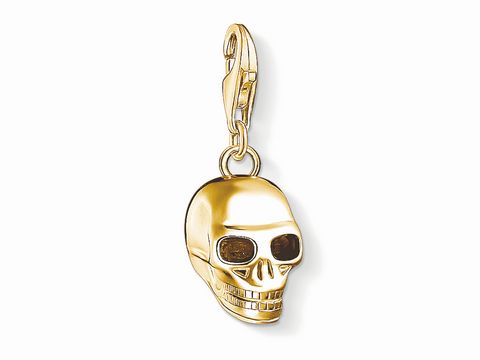 Thomas Sabo - 1549-413-39 - Charm-Anhänger Totenkopf - vergoldet