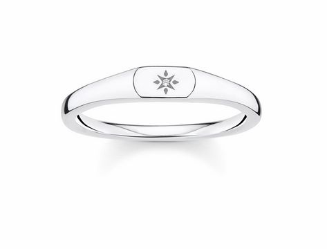 Thomas Sabo - TR2314-051-14-52 - Sterne - Ring Gr. 52 - Silber - Zirkonia - Klar