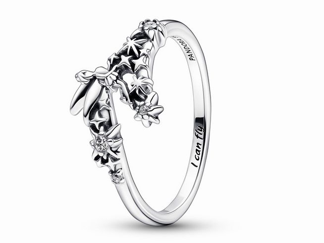 Pandora 192516C01-54 - Disney Tinker Bell Funkelnder Ring - Sterling Silber - Zirkonia - Gr. 54