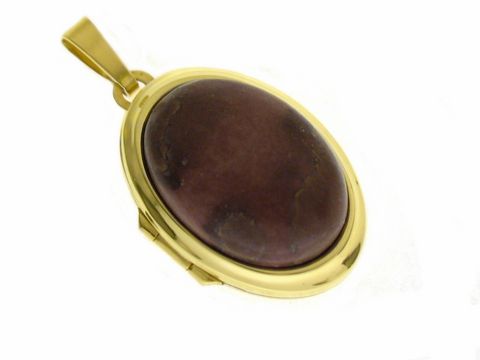 Crazy horse - Medaillon Cabochon Gold 333