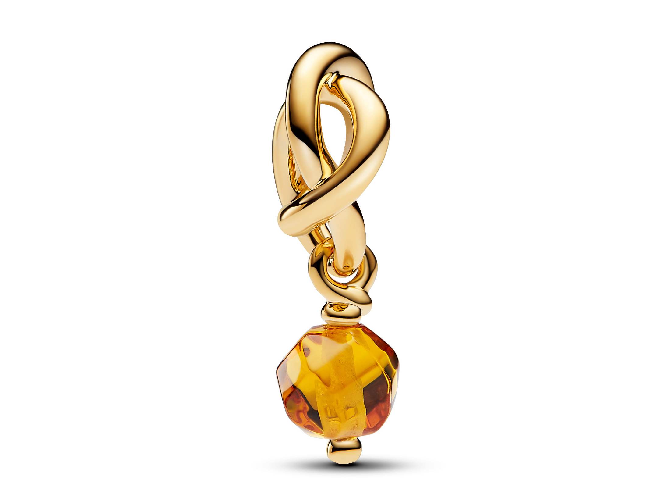 Pandora Monatsstein 763462C11 - November - Kristall Orange - Gelbgold vergoldet