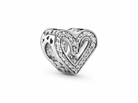 Pandora - Silber - Zirkonia - 798692C01 - Charm - Heart - Herz - Zirkonia