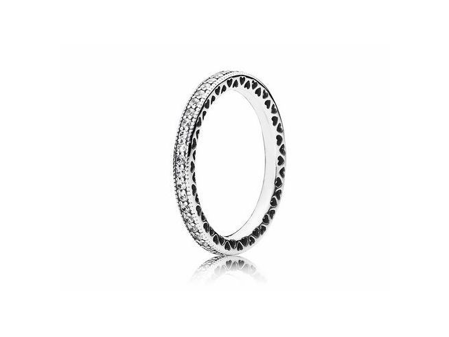 Pandora 190963CZ-64 - Sparkle & Hearts Ring - Sterling Silber - Zirkonia - Gr. 64