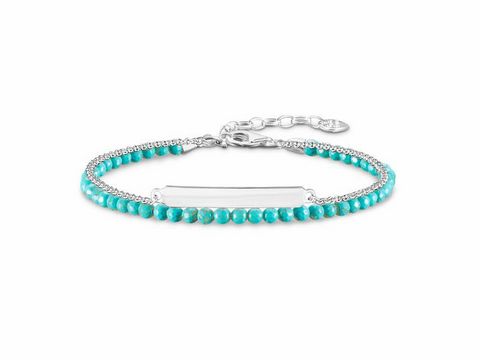 Thomas Sabo - Armband LBA0118-404-17-L19v - Türkis - 16-19 cm