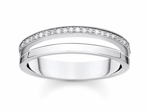 Thomas Sabo - TR2316-051-14-56 - Ring Gr. 56 - Silber - Zirkonia - Klar