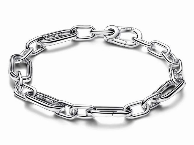 Pandora ME 593363C00-1 Fünf aufklappbare Links Gliederarmband - Sterling Silber - 15 cm