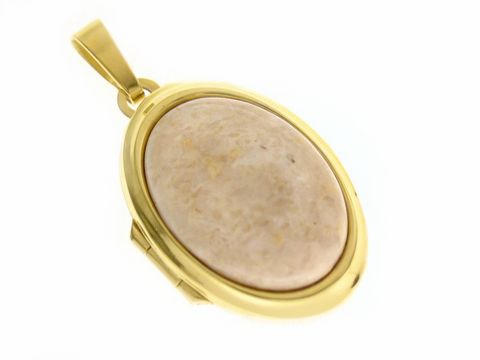 Riverstone - Medaillon Cabochon Gold 750