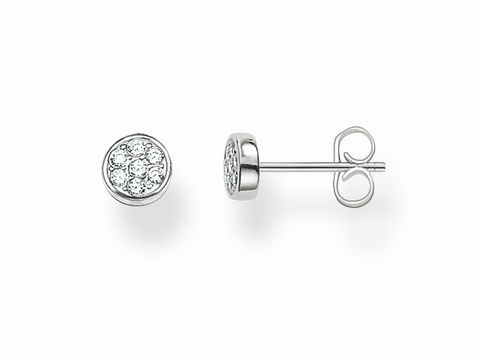 Thomas Sabo - SCH150018 - Ohrstecker - Kreis - 925 Sterling Silber, Zirkonia weiß